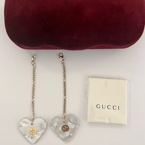 Gucci Red Velvet Sunglass Case